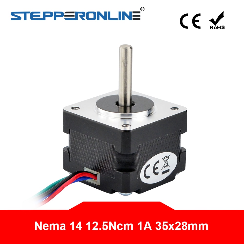 Nema 14    1.8  12.5Ncm (17.7oz.in) 1A 4  35x28mm 3D  CNC κ